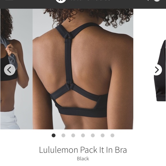 Lululemon Pack It In Bra Black - Picture 3 of 7